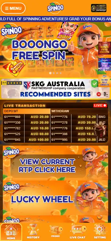 Spinoo Casino screenshot 3