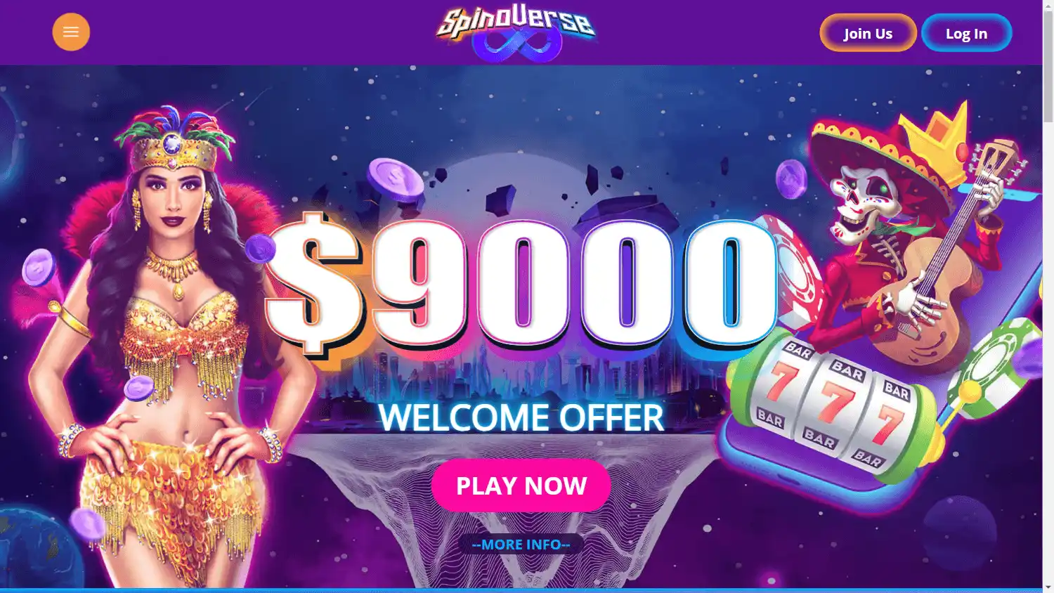 SpinoVerse Casino screenshot 1