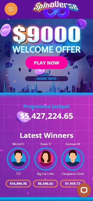 SpinoVerse Casino screenshot 4