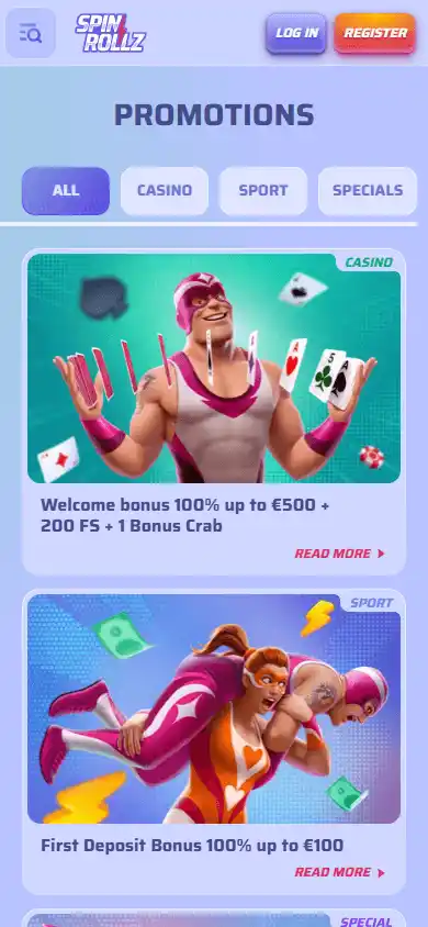 Spinrollz Casino screenshot 6