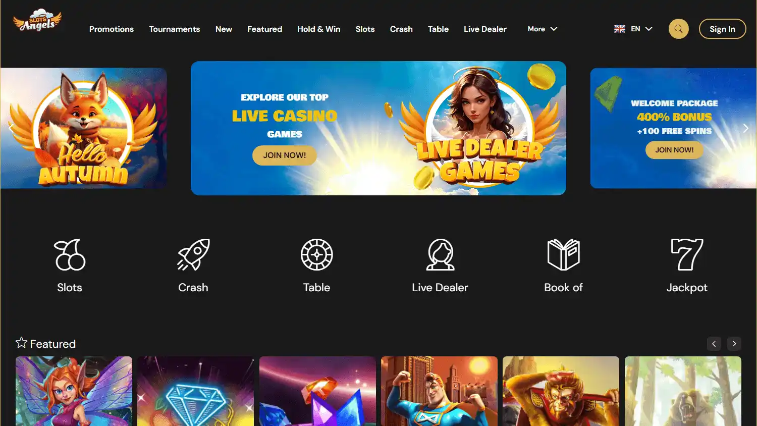 Slots Angels Casino screenshot 1