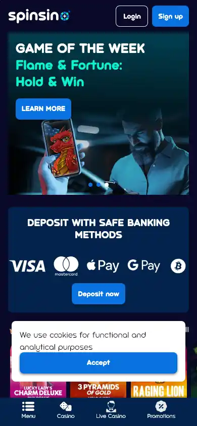 Spinsino Casino screenshot 4