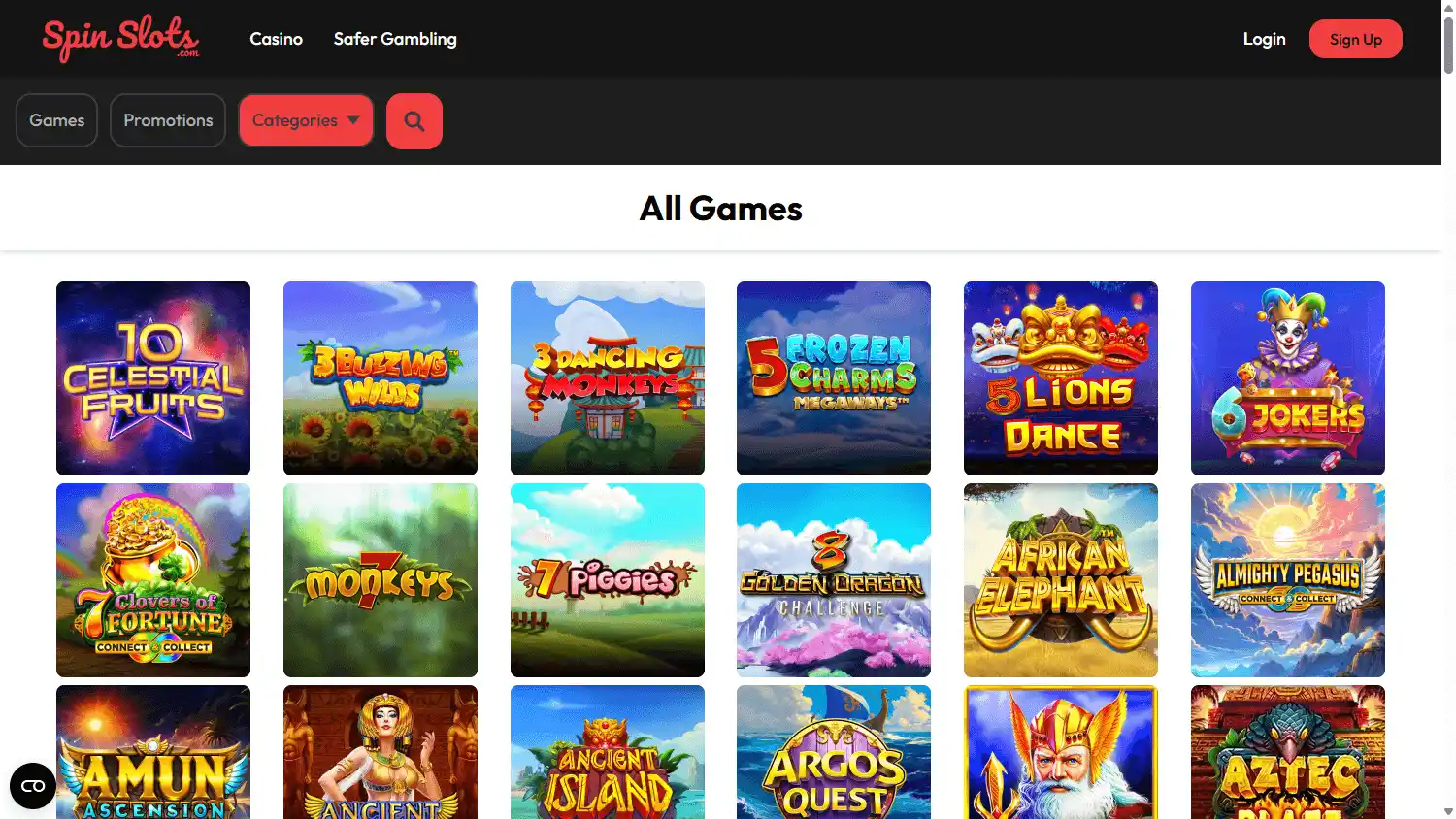 SpinSlots Casino screenshot 2