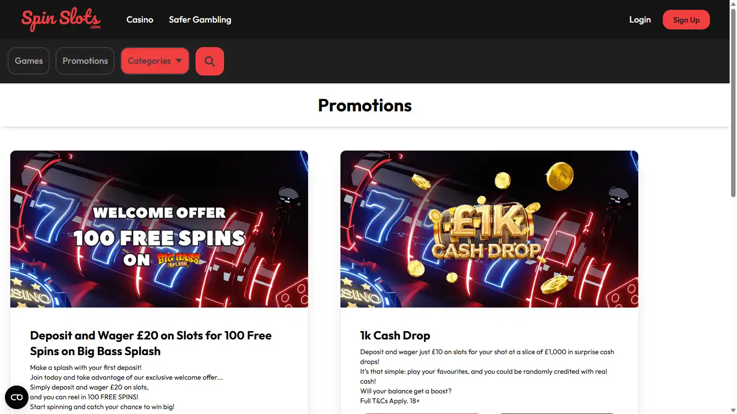 SpinSlots Casino screenshot 3