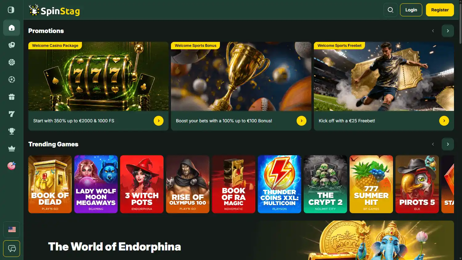 SpinStag Casino screenshot 1