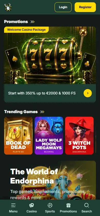 SpinStag Casino screenshot 4