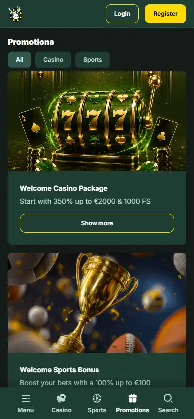 SpinStag Casino screenshot 6