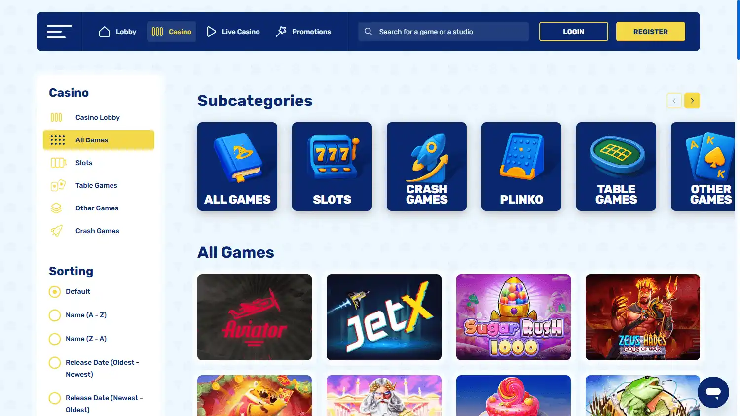 Spinwiz Casino screenshot 2