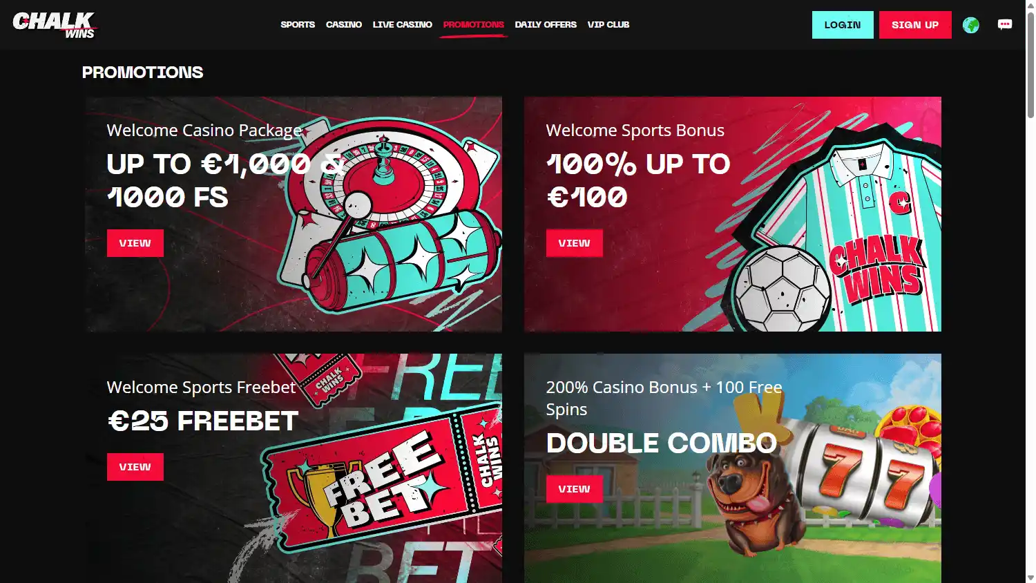 ChalkWins Casino screenshot 2