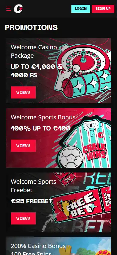 ChalkWins Casino screenshot 4