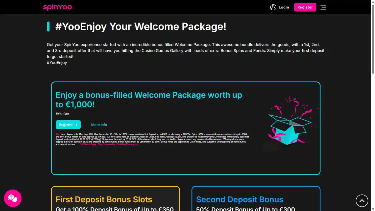 SpinYoo Casino screenshot 3