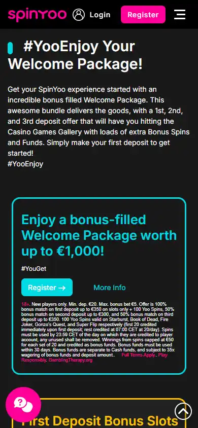 SpinYoo Casino screenshot 6