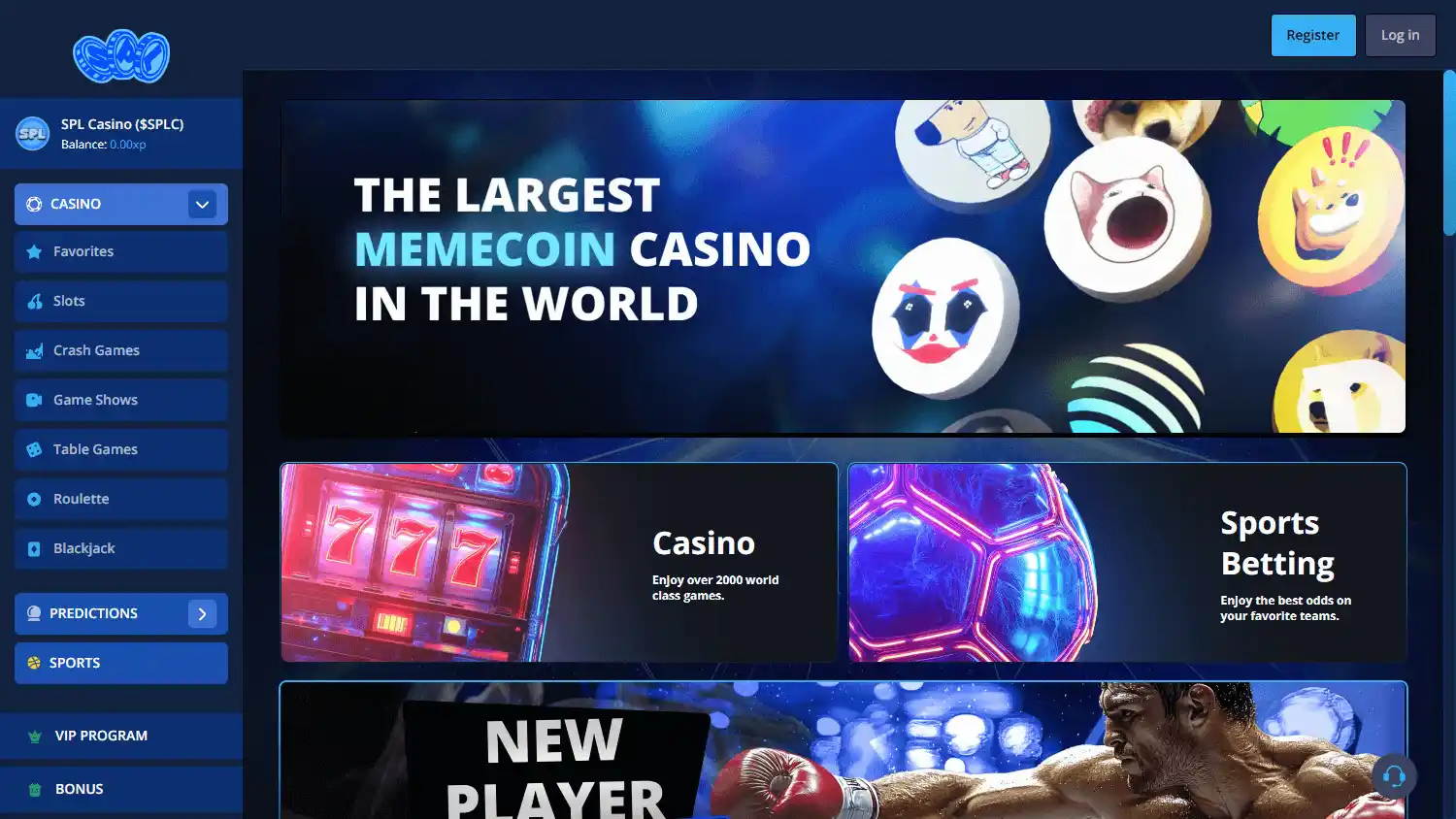 SPL Casino screenshot 1