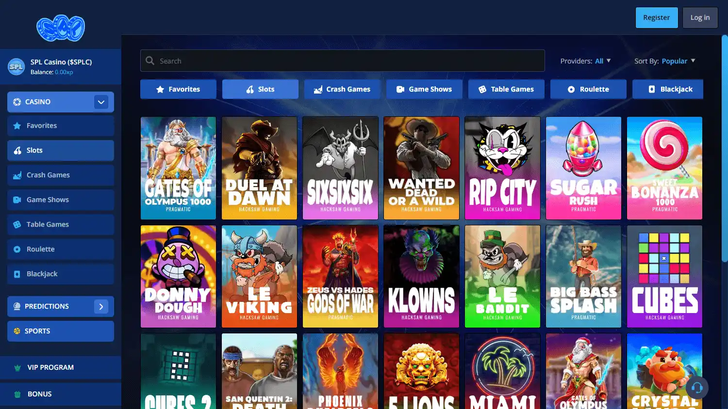 SPL Casino screenshot 2