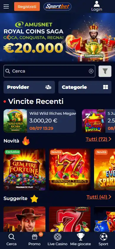 Sportbet Casino screenshot 5