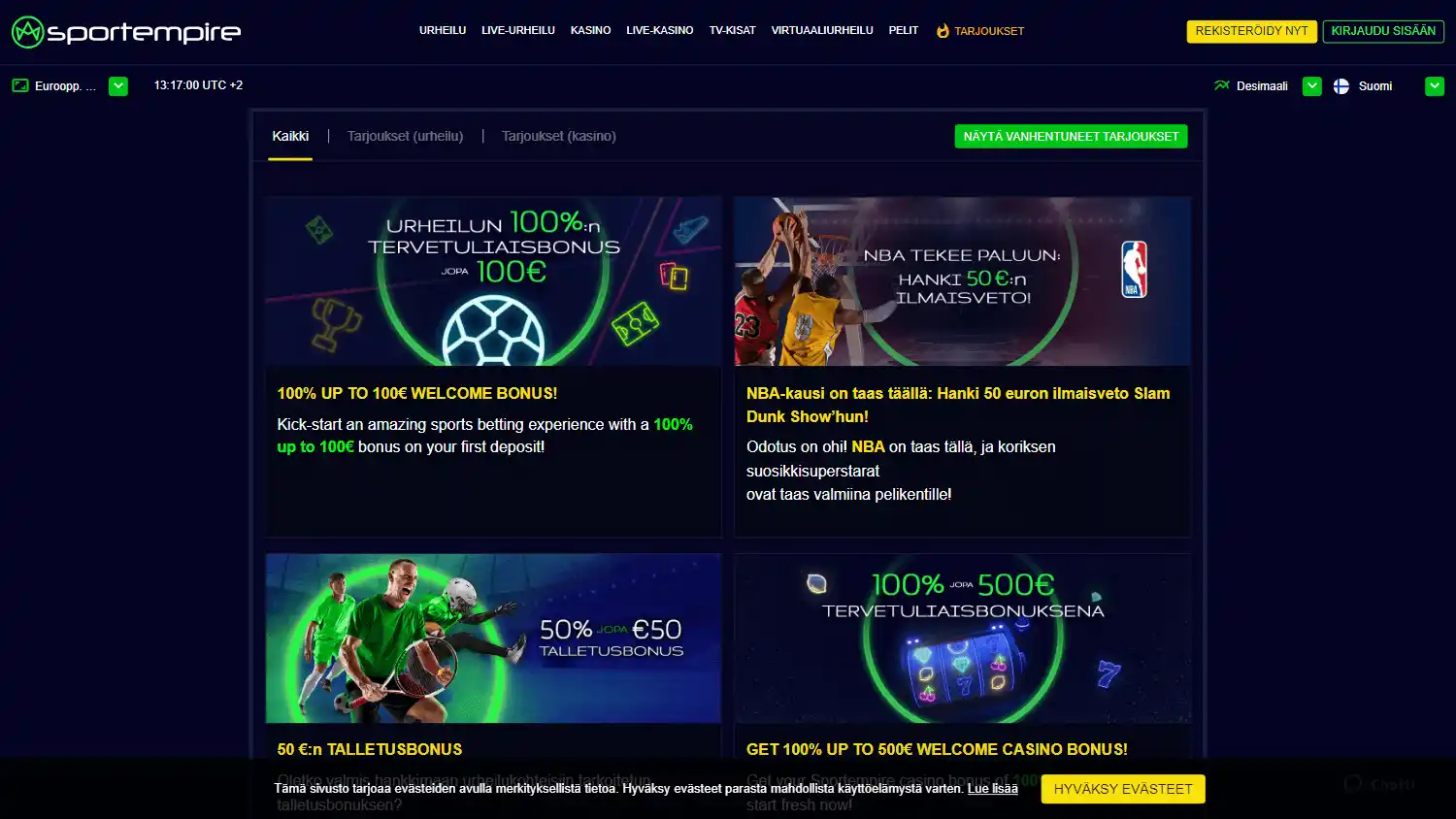 SportEmpire Casino screenshot 2