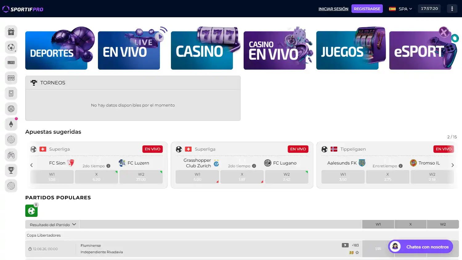 Sportifpro Casino screenshot 1