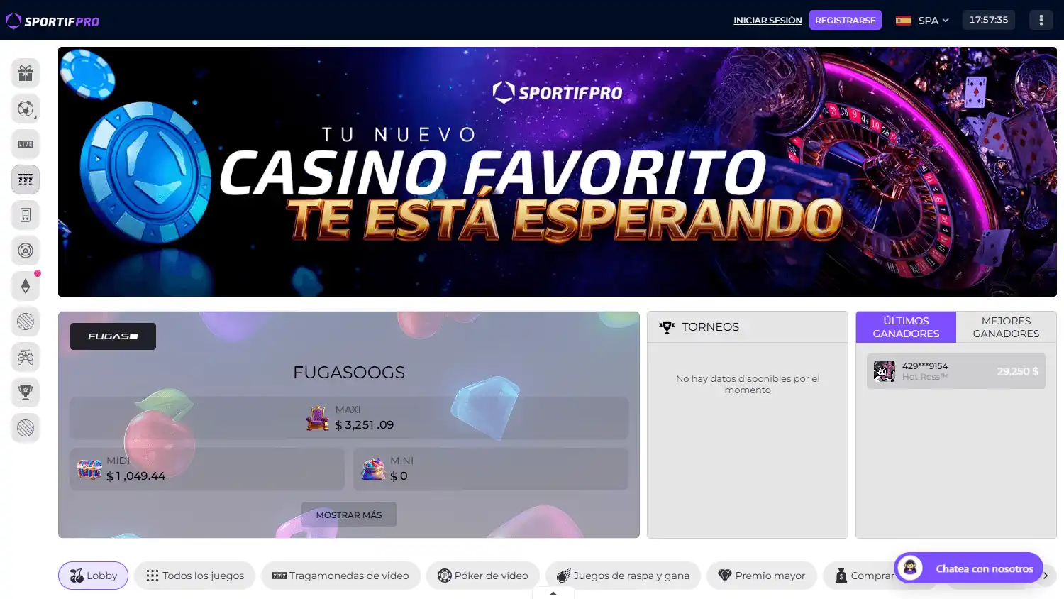 Sportifpro Casino screenshot 2