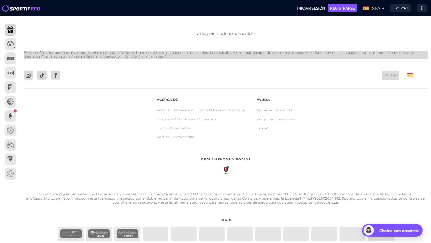 Sportifpro Casino screenshot 3