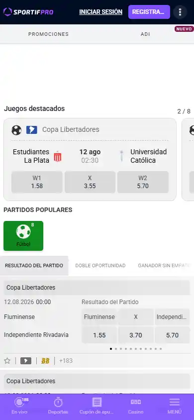 Sportifpro Casino screenshot 4