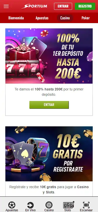 Sportium Casino screenshot 6