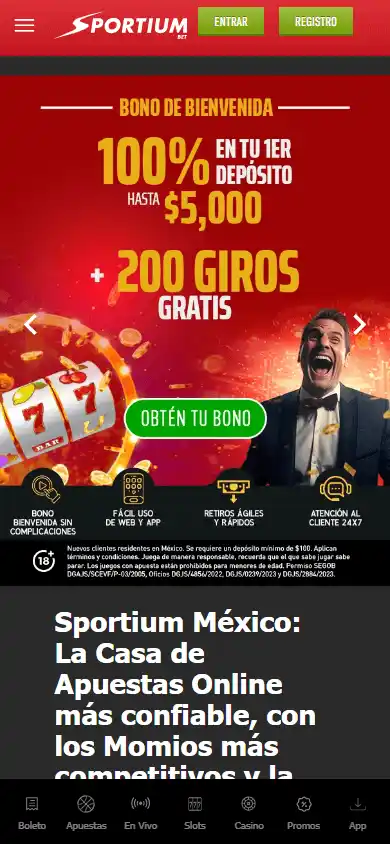 Sportiumbet Casino screenshot 4