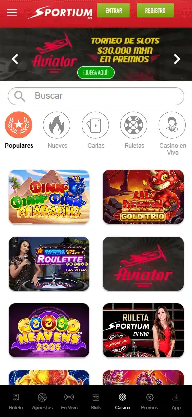 Sportiumbet Casino screenshot 5