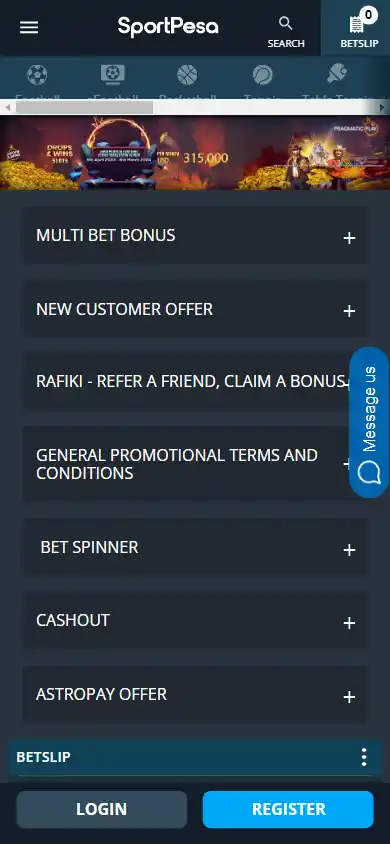 Sportpesa Casino screenshot 4