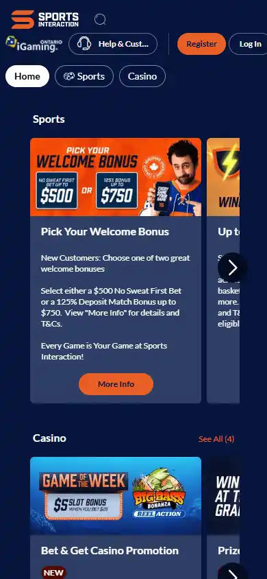 Sports Interaction Casino (SIA) screenshot 6