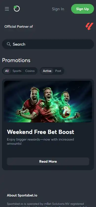Sportsbet.io Casino screenshot 6
