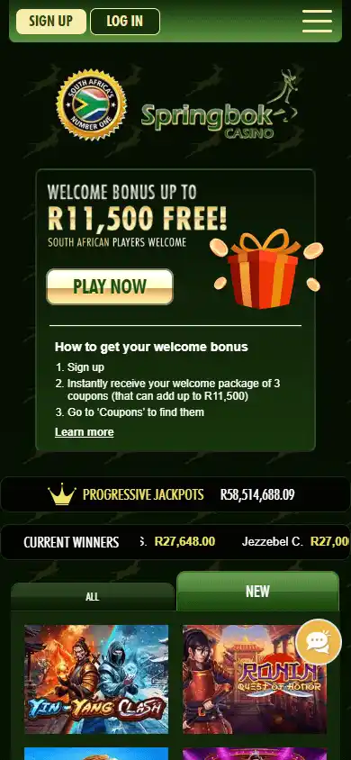 Springbok Casino screenshot 3