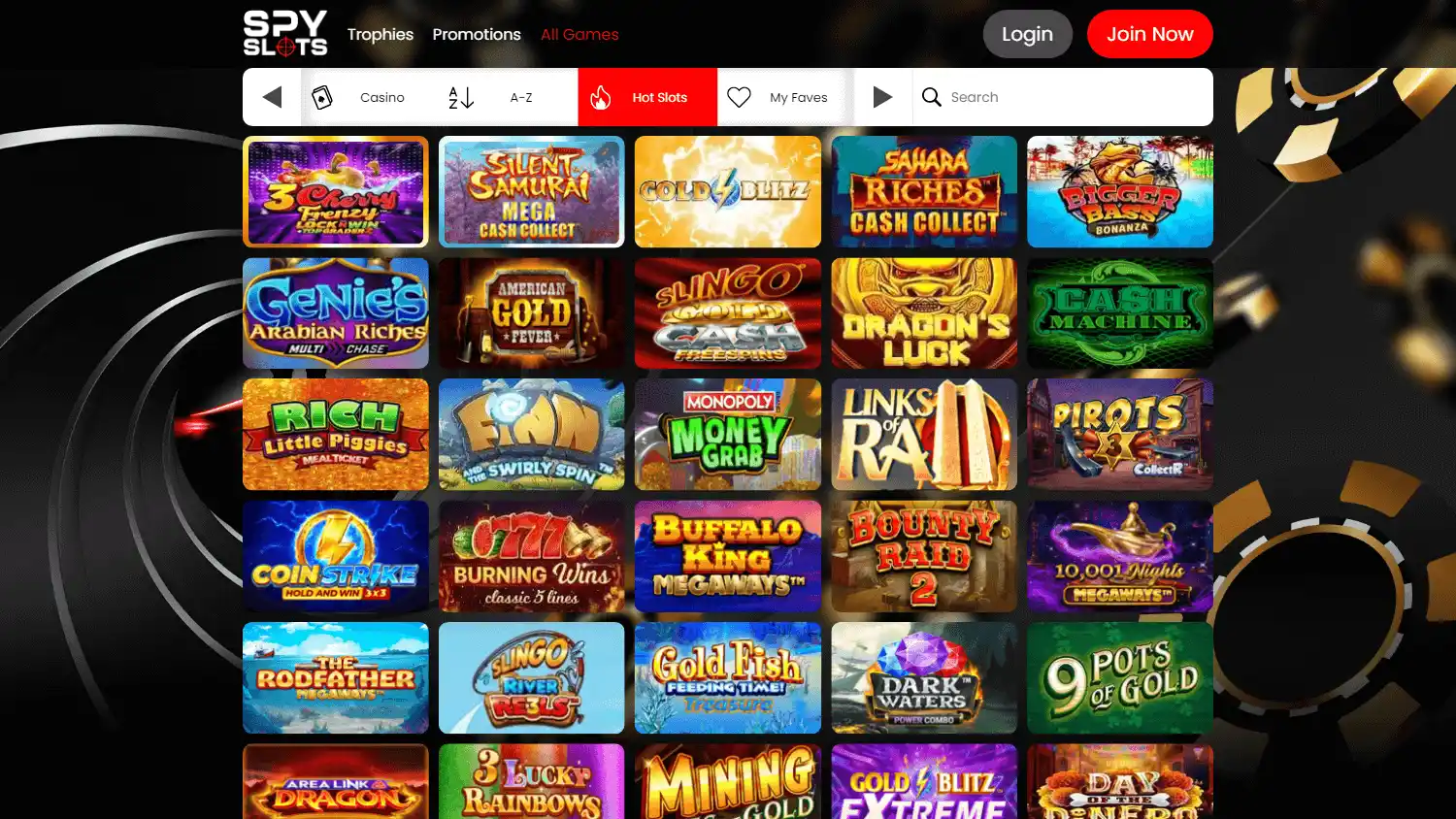 Spy Slots Casino screenshot 2