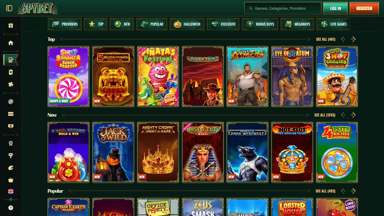 Spybet Casino screenshot 2