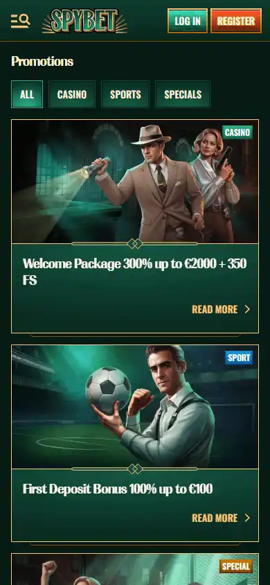 Spybet Casino screenshot 6