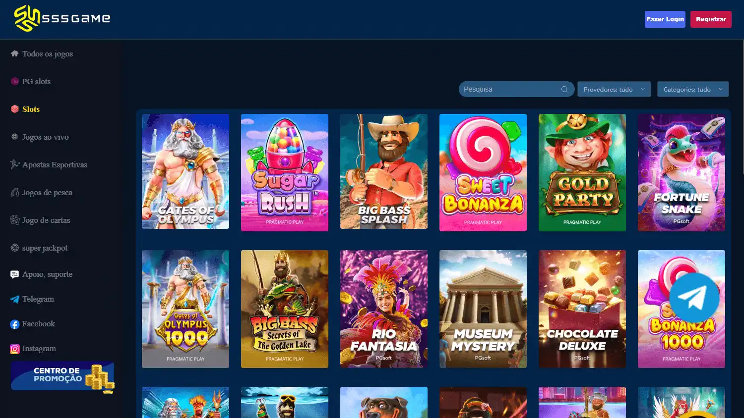 SSSGAME Casino screenshot 2