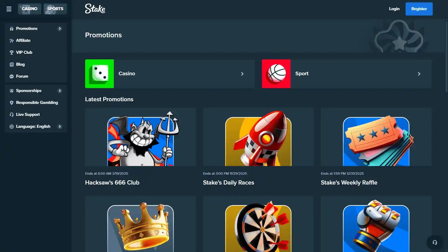 Stake Casino screenshot 3