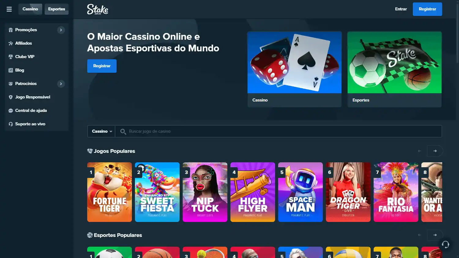 Stake Casino BR screenshot 1