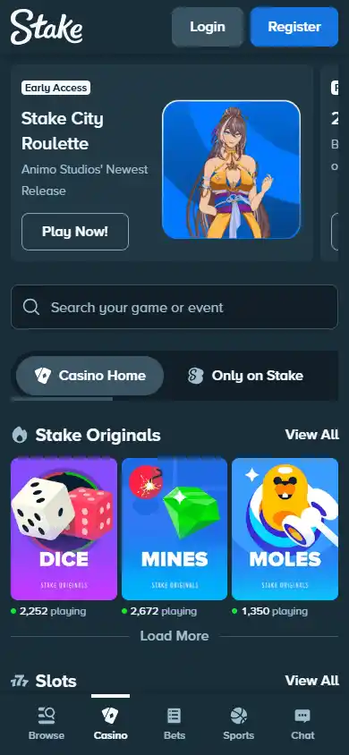 Stake Casino BR screenshot 5