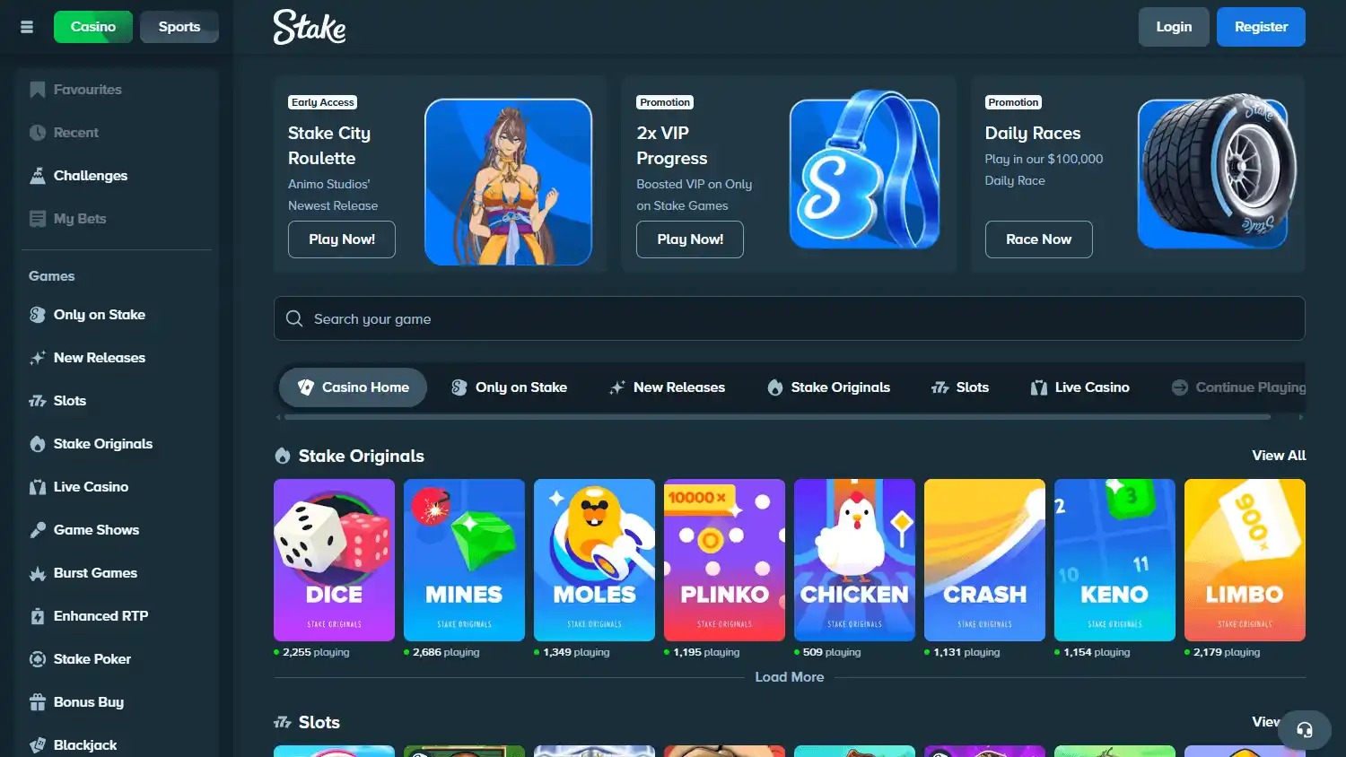 Stake Casino IT screenshot 2