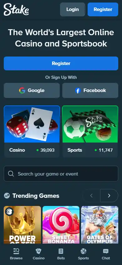 Stake Casino IT screenshot 4