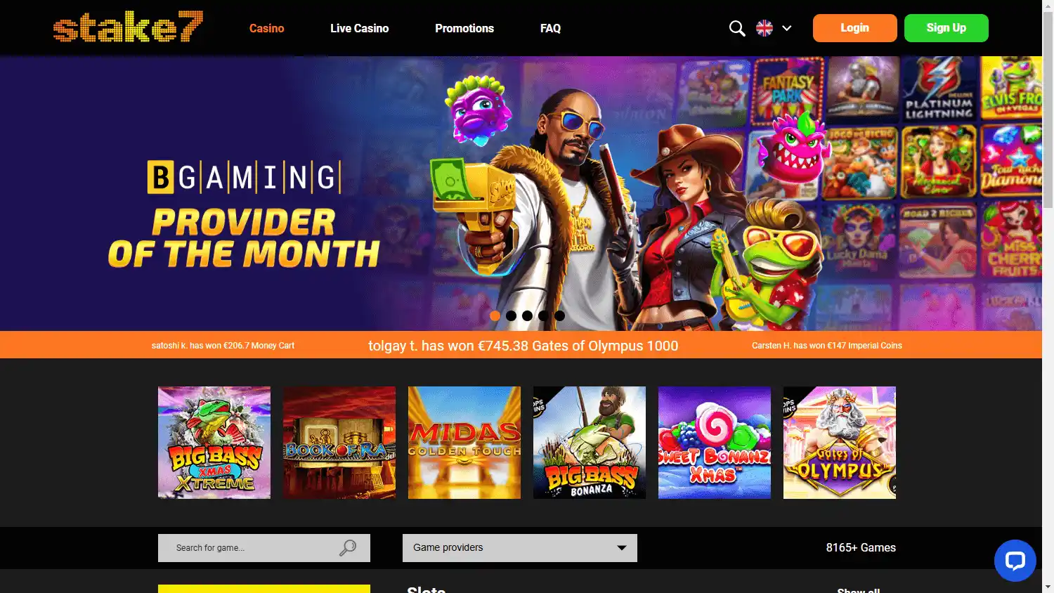Stake7 Casino screenshot 1