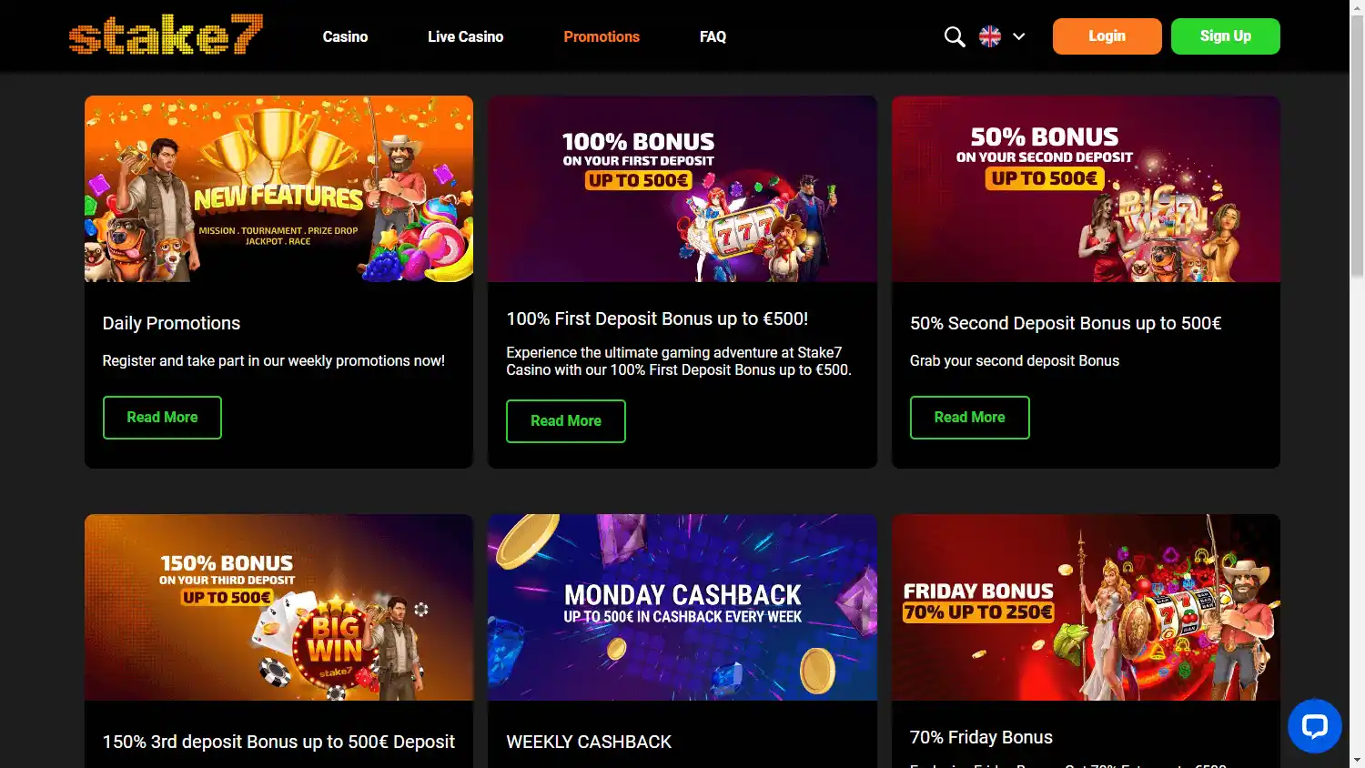 Stake7 Casino screenshot 2