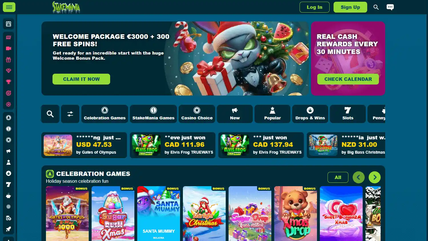 StakeMania Casino screenshot 2