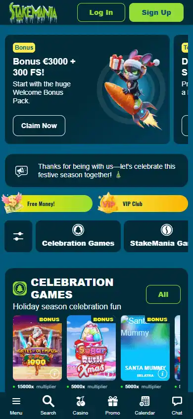 StakeMania Casino screenshot 4