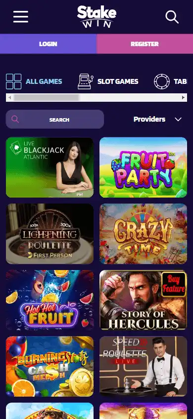 StakeWin Casino screenshot 3