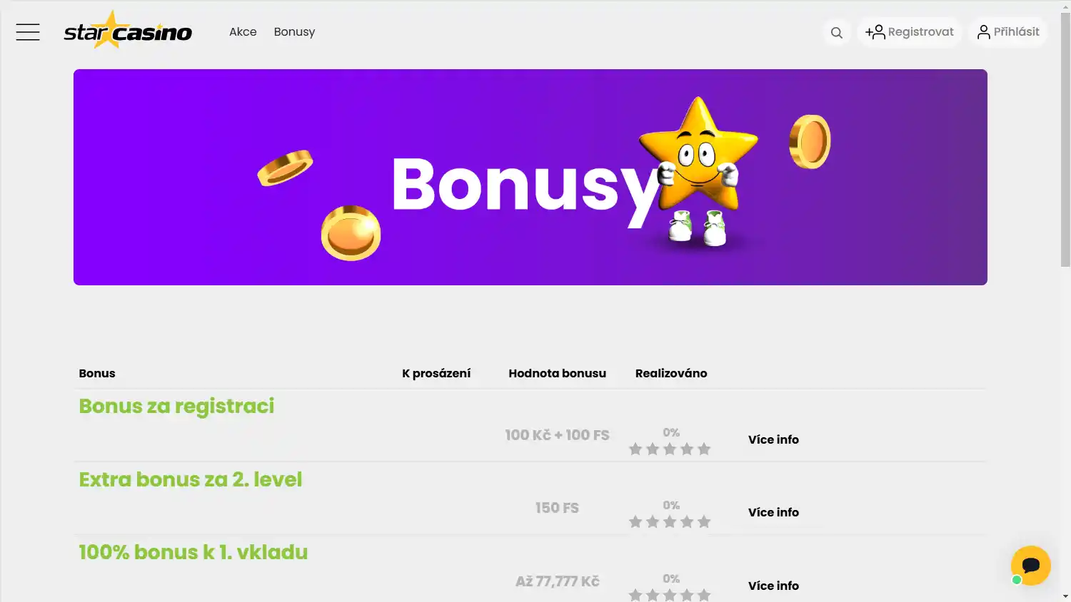Star Casino CZ screenshot 2