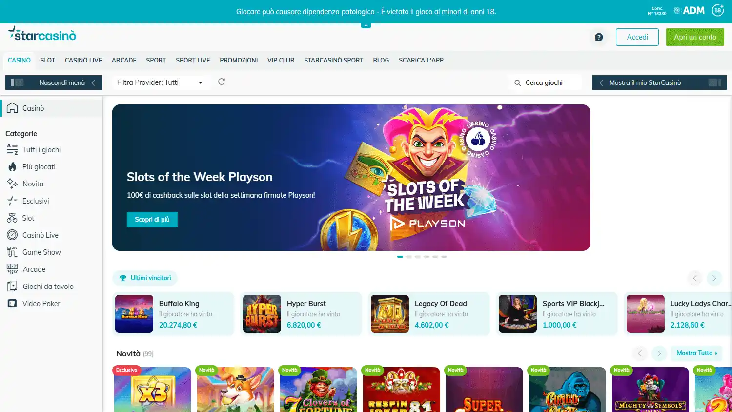 Star Casino IT screenshot 2