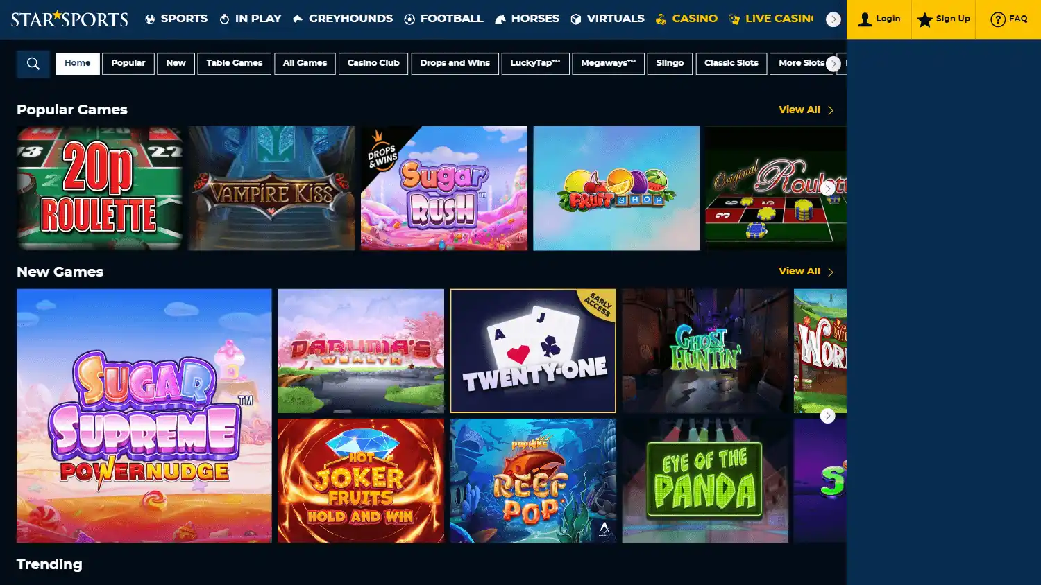 Star Sports Casino screenshot 2