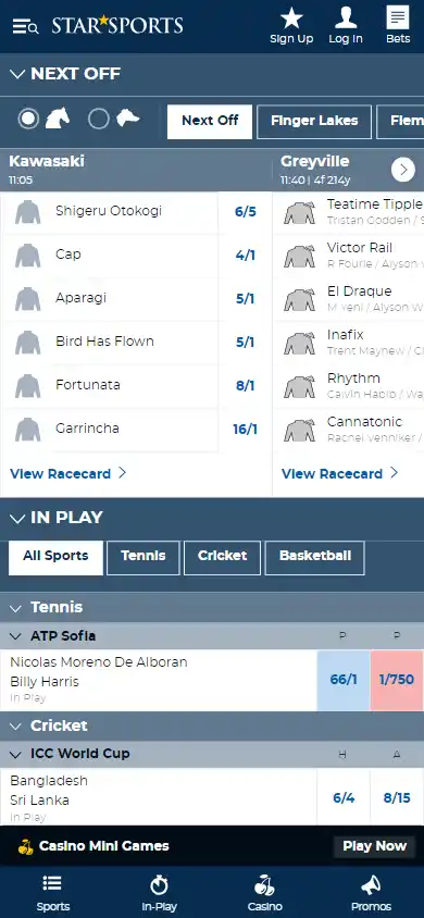 Star Sports Casino screenshot 3
