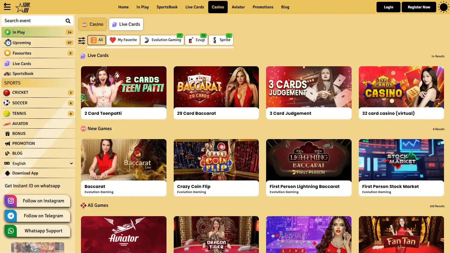 Star111 Casino screenshot 2
